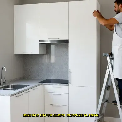 mini bar dapur sempit berpengalaman